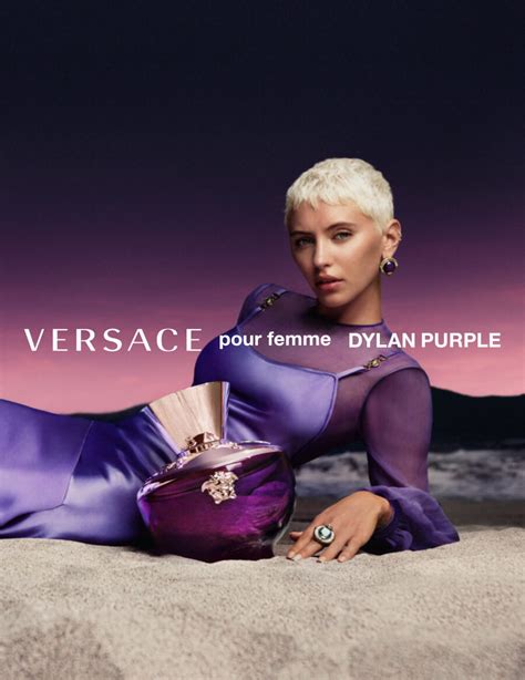 commercial versace|versace dylan purple commercial model.